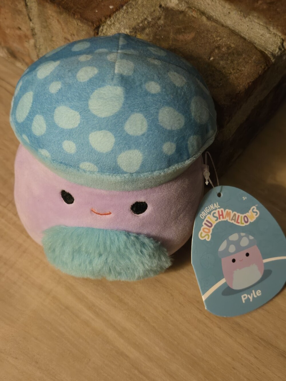 Squishmallow Pyle the Mushroom 5" BNWT - New With Tags Teal Purple Plush